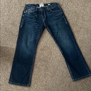 Ariat Men's Dark Blue Slim Straight Jeans